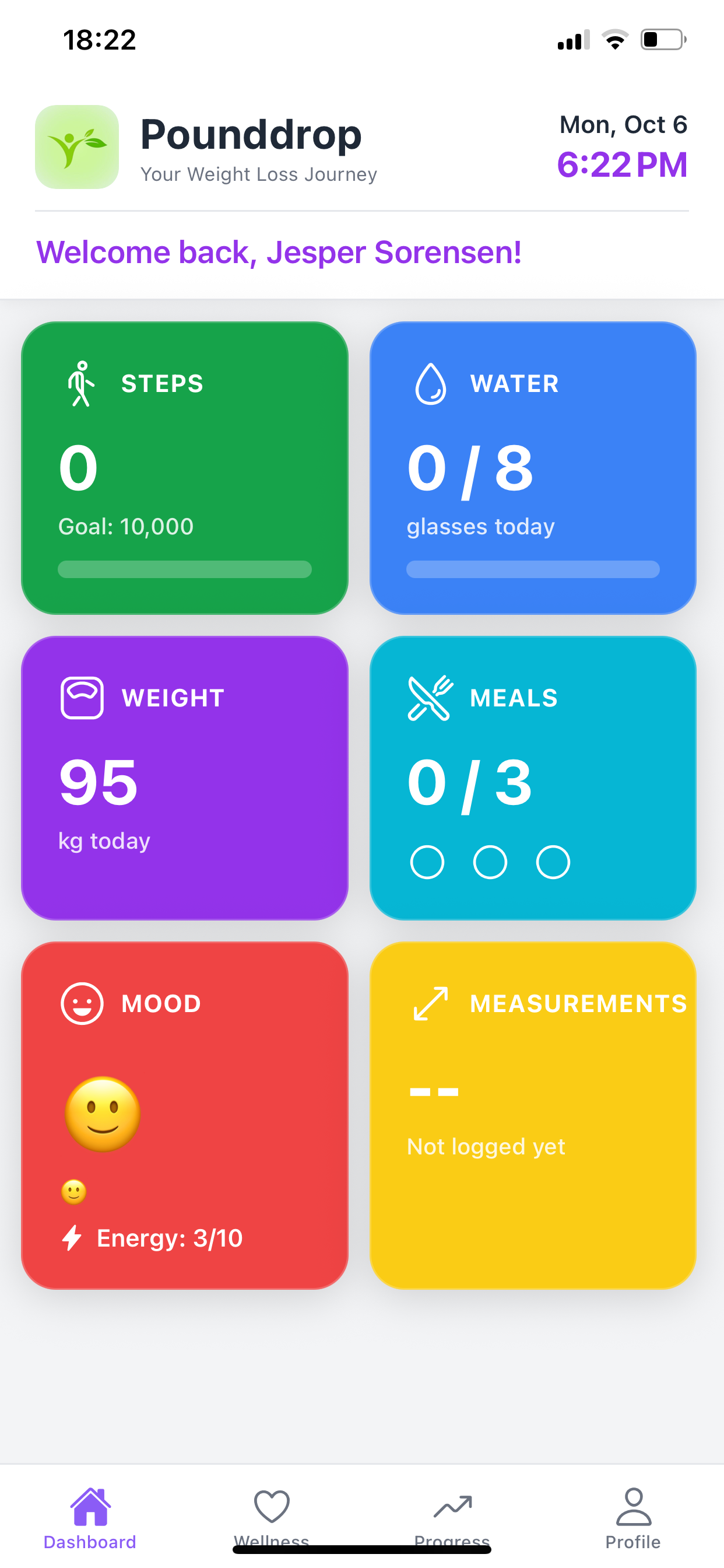 Dashboard Screenshot